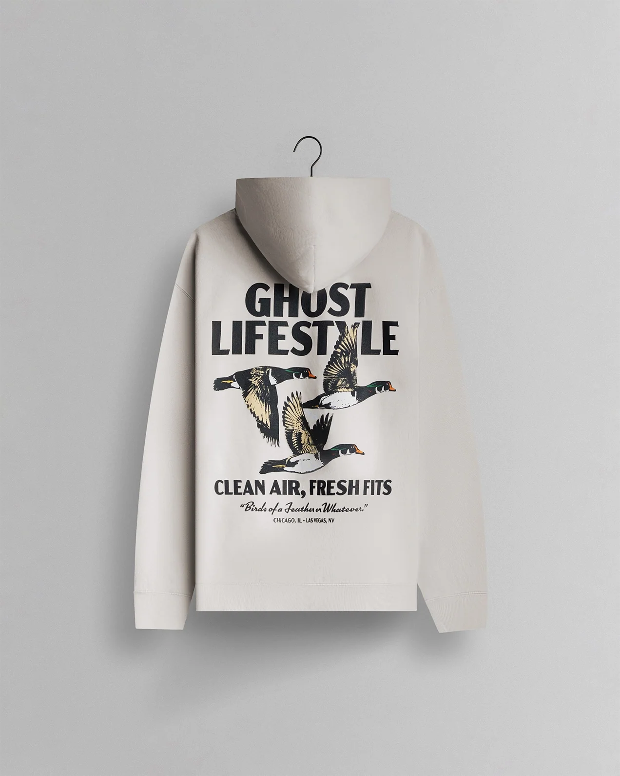 GHOST® ROOTS HOODIE | BONE - Image 2