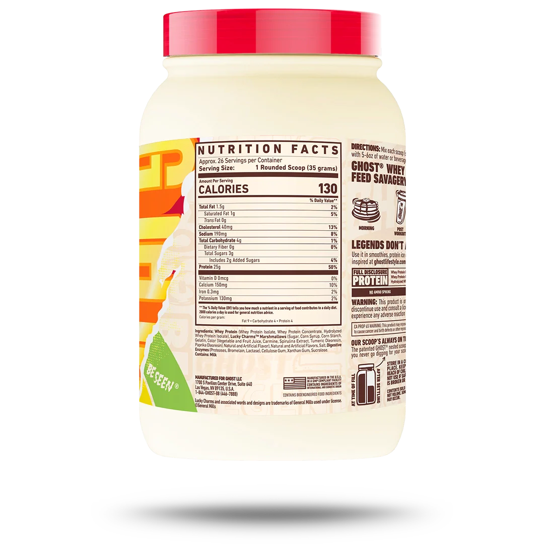 GHOST® WHEY x LUCKY CHARMS™  | LUCKY CHARMS™ CEREAL MILK® - Image 2
